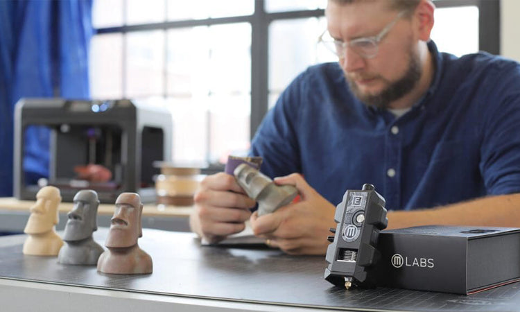 MakerBot LABS Experimental Extruder Gen 2 swappable nozzle module for Method 3D printers