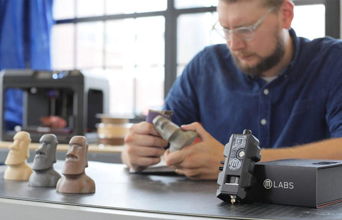 MakerBot LABS Experimental Extruder Gen 2 swappable nozzle module for Method 3D printers