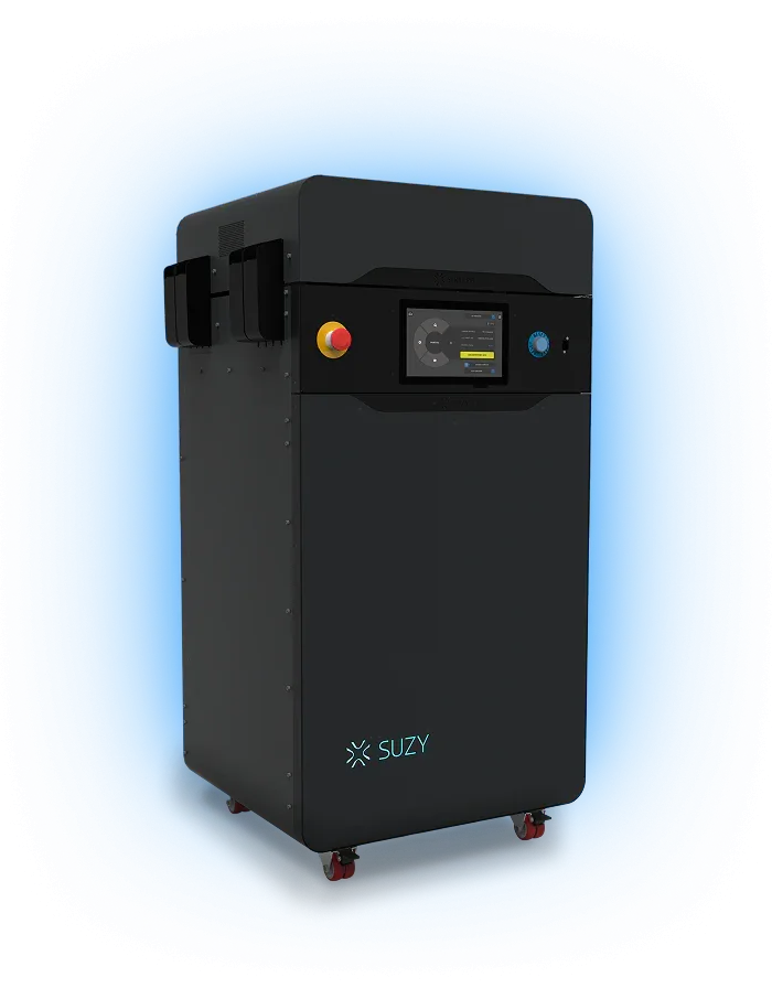 Sinterit Suzy compact SLS 3D printer launch hero image