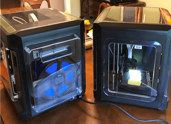 Beverly Owen science teacher using MakerBot Sketch Classroom 3D printers in her classroom