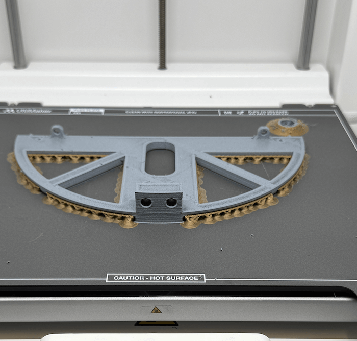 PET CF carbon fibre drone camera mount bracket 3D printed on UltiMaker S6