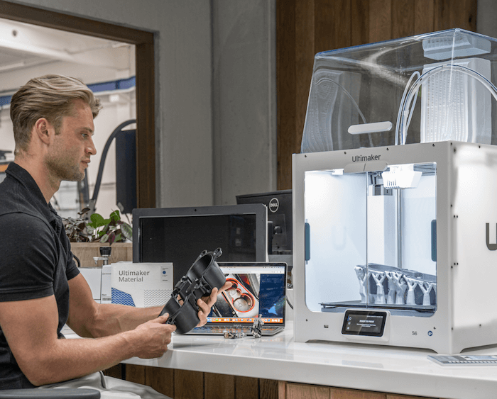 UltiMaker S6 professional 3D printer launch hero shot for the Australian market