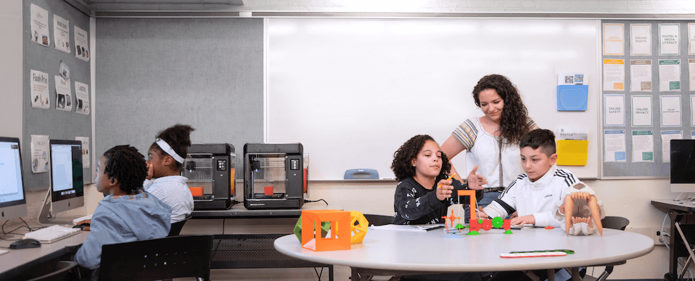 MakerBot Sketch Classroom 3D printer bundle for schools with two printers and filament