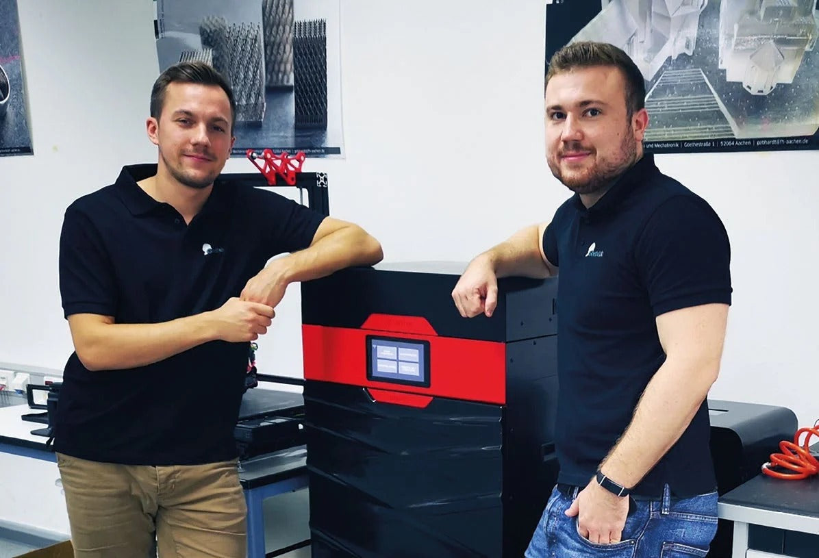 GoetheLab FH Aachen Sinterit Lisa PRO benchtop SLS 3D printer in a university research lab