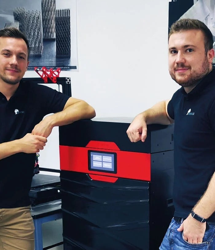 GoetheLab FH Aachen Sinterit Lisa PRO benchtop SLS 3D printer in a university research lab