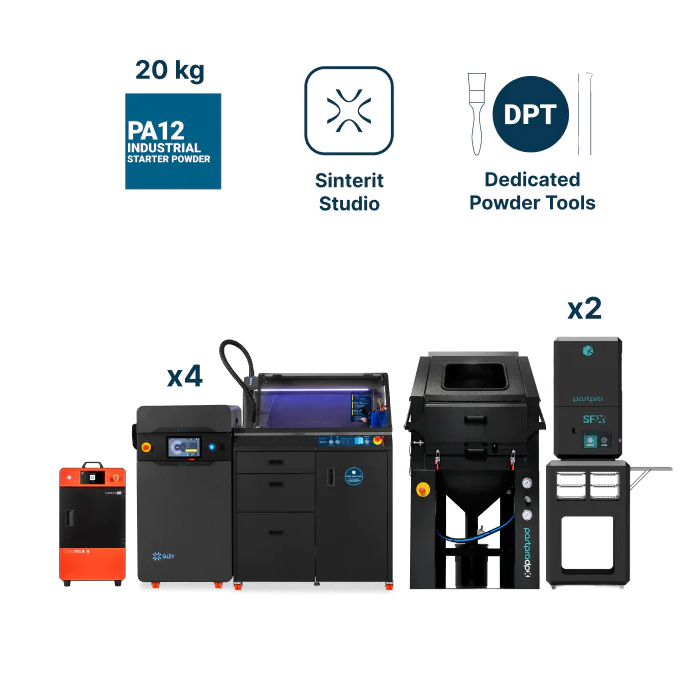 <h2>Suzy Production Package</h2><h4>The most affordable SLS setup for mid-series production environment</h4>
