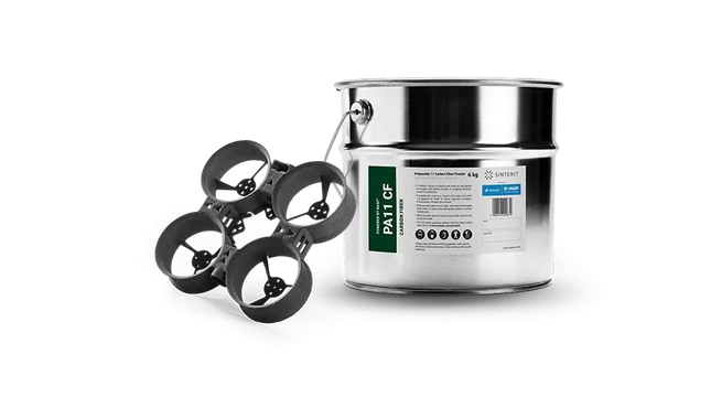 Sinterit PA 11 Carbon Fibre (CF) Fresh Powder for SLS (10kg)