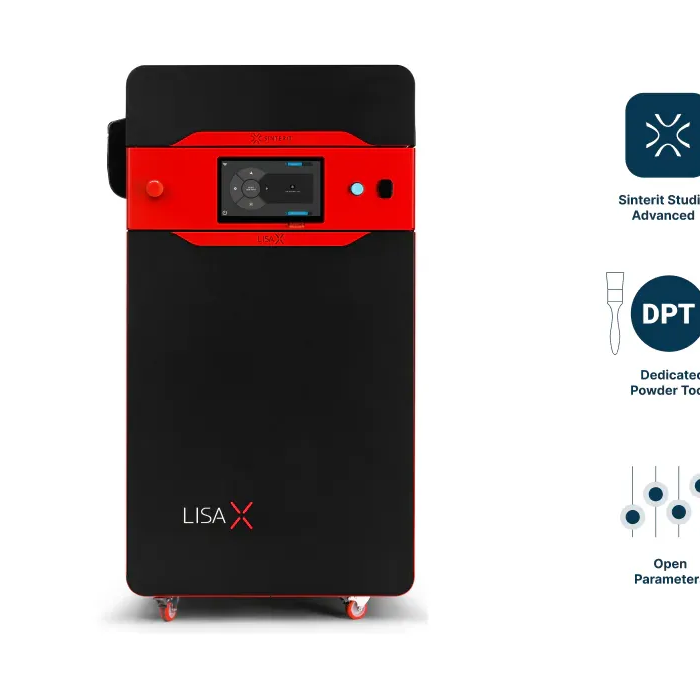 <h2>Lisa X Starter Pack</h2><h4>The most affordable open SLS 3D printer on the market</h4>